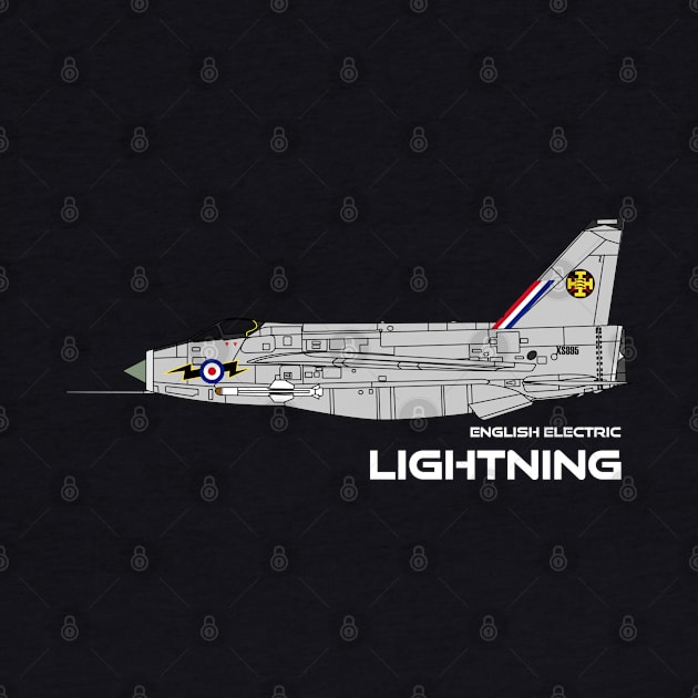 English Electric Lightning (111 Sqd RAF) by BearCaveDesigns